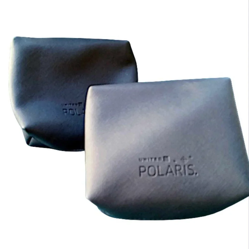 Polaris United Airlines Business First Class 2 Amenity Dop Kits 1 Full 1 Empty